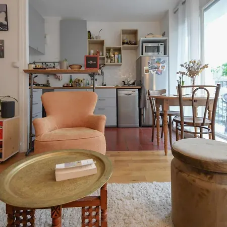 Bright Flat Near Buttes Chaumont